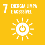 Imagem do logo da ODS 7 – Energia Limpa e Acessível