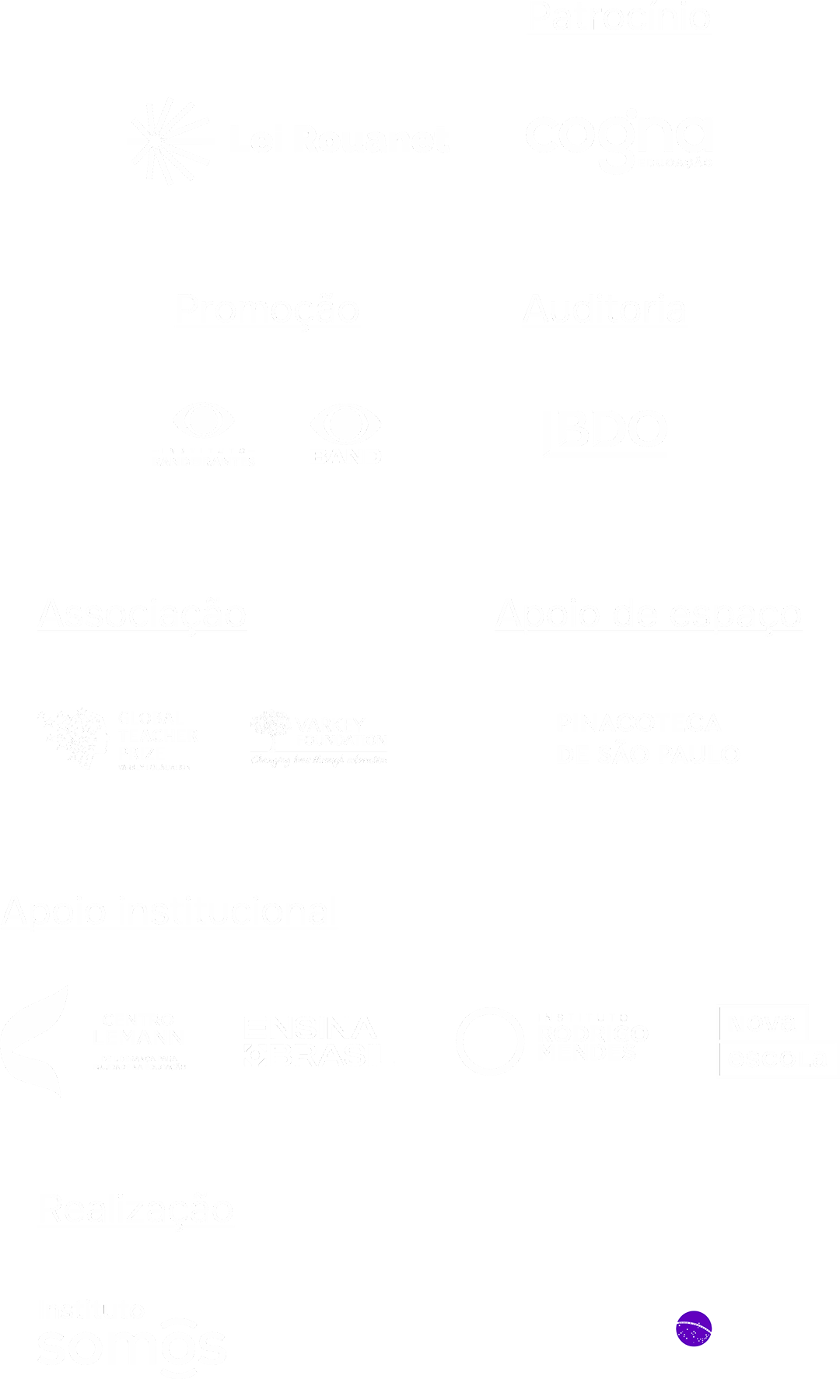 Prêmio Educador Nota 10 | Iniciativa e Realização - Patrocínio - Parceiros - Apoio Institucional - Associação - Auditoria